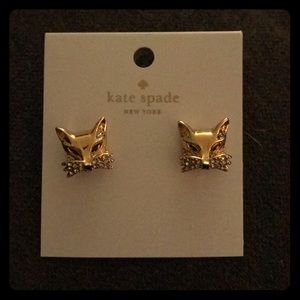 Kate Spade fox earrings